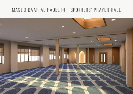 The men's prayer hall